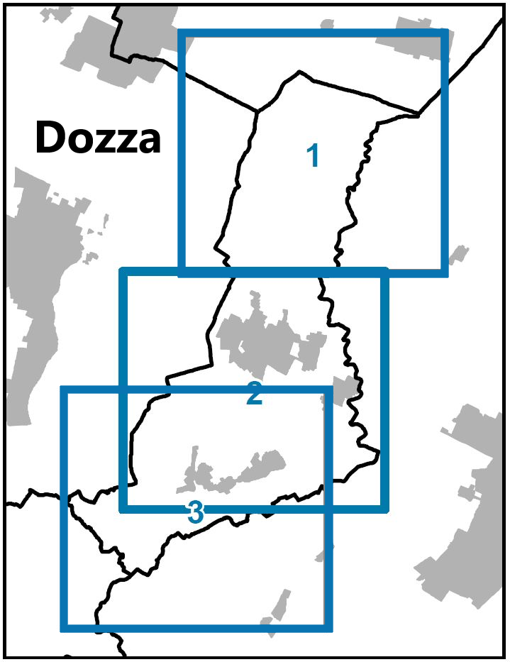Quadro di unione tav. D3 DOZZA
